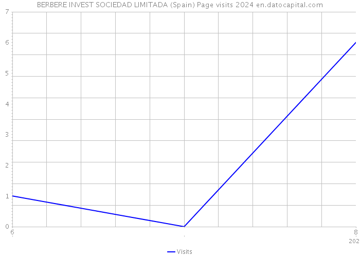 BERBERE INVEST SOCIEDAD LIMITADA (Spain) Page visits 2024 