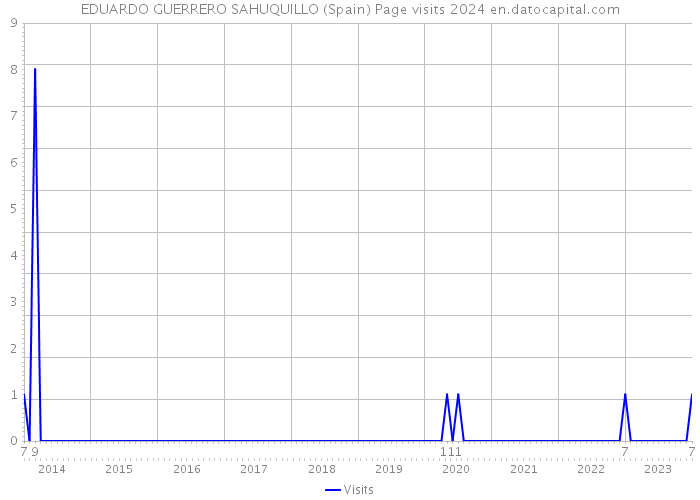 EDUARDO GUERRERO SAHUQUILLO (Spain) Page visits 2024 