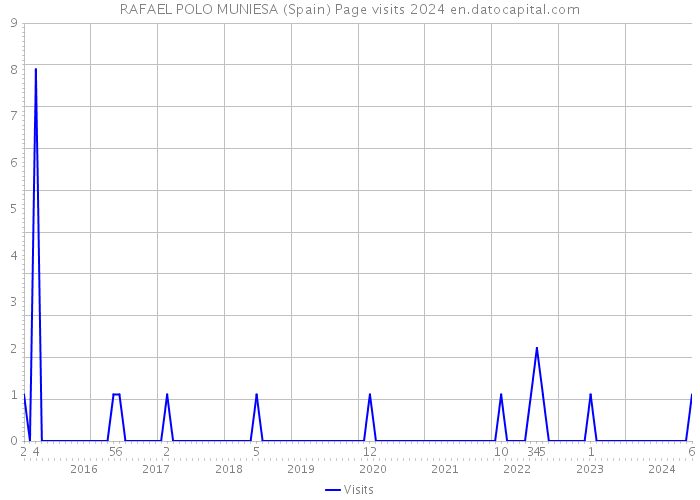 RAFAEL POLO MUNIESA (Spain) Page visits 2024 