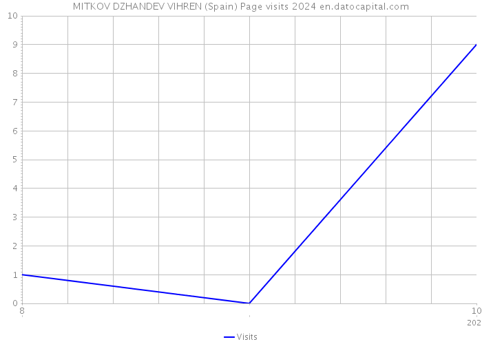 MITKOV DZHANDEV VIHREN (Spain) Page visits 2024 
