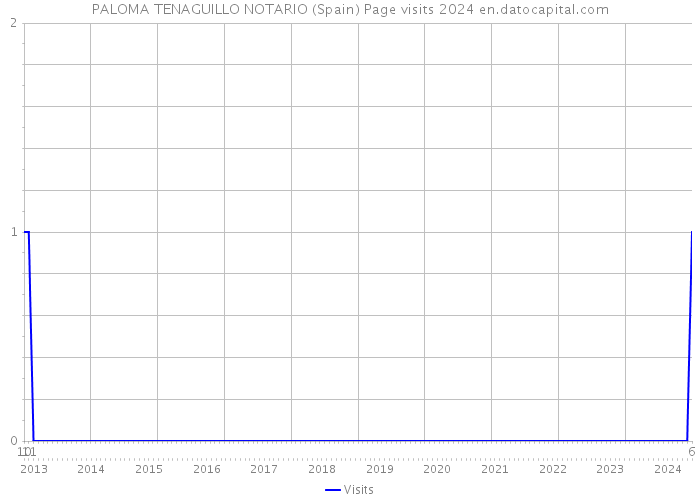 PALOMA TENAGUILLO NOTARIO (Spain) Page visits 2024 