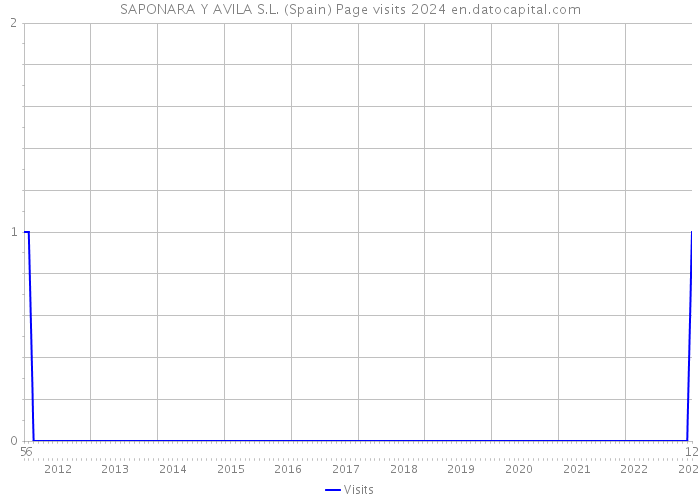 SAPONARA Y AVILA S.L. (Spain) Page visits 2024 