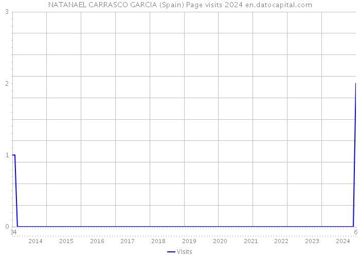 NATANAEL CARRASCO GARCIA (Spain) Page visits 2024 