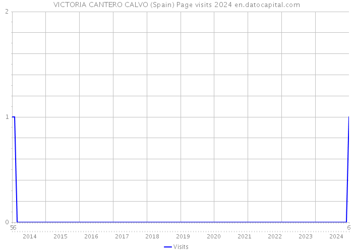 VICTORIA CANTERO CALVO (Spain) Page visits 2024 