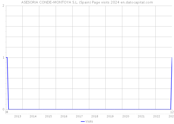 ASESORIA CONDE-MONTOYA S.L. (Spain) Page visits 2024 