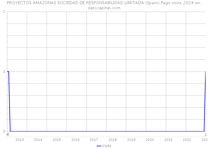 PROYECTOS AMAZONAS SOCIEDAD DE RESPONSABILIDAD LIMITADA (Spain) Page visits 2024 