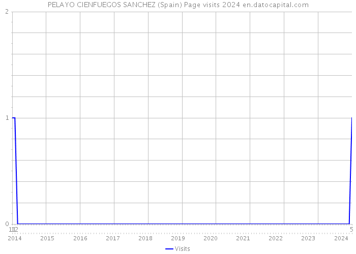 PELAYO CIENFUEGOS SANCHEZ (Spain) Page visits 2024 