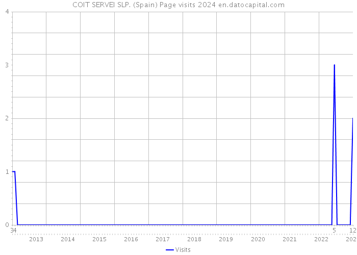 COIT SERVEI SLP. (Spain) Page visits 2024 