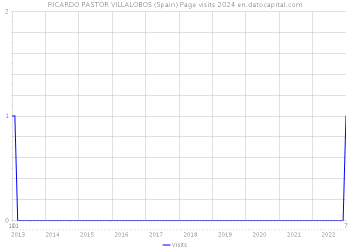 RICARDO PASTOR VILLALOBOS (Spain) Page visits 2024 