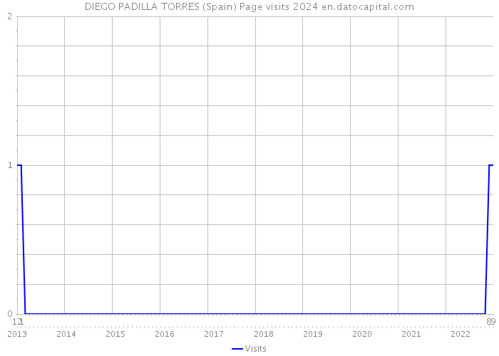 DIEGO PADILLA TORRES (Spain) Page visits 2024 