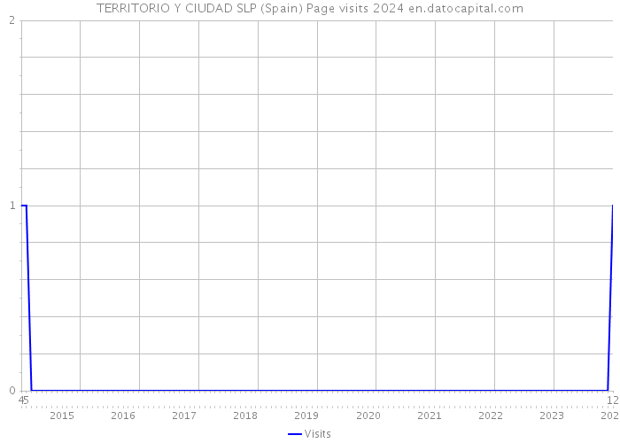 TERRITORIO Y CIUDAD SLP (Spain) Page visits 2024 