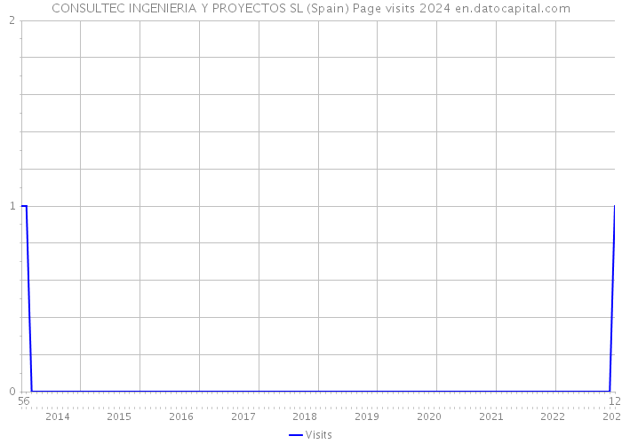 CONSULTEC INGENIERIA Y PROYECTOS SL (Spain) Page visits 2024 