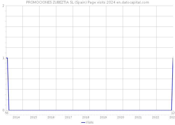 PROMOCIONES ZUBEZTIA SL (Spain) Page visits 2024 