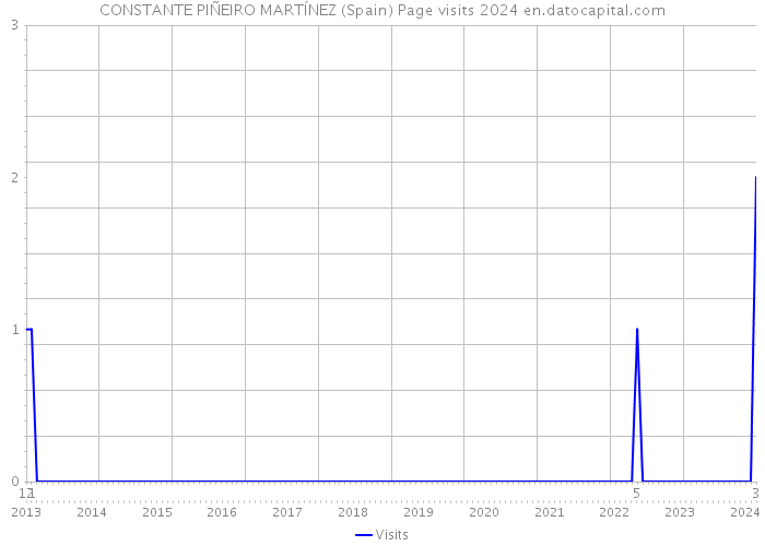 CONSTANTE PIÑEIRO MARTÍNEZ (Spain) Page visits 2024 