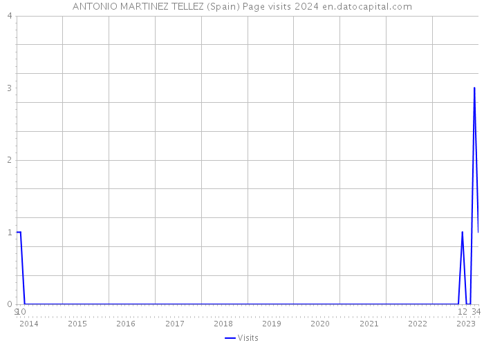 ANTONIO MARTINEZ TELLEZ (Spain) Page visits 2024 