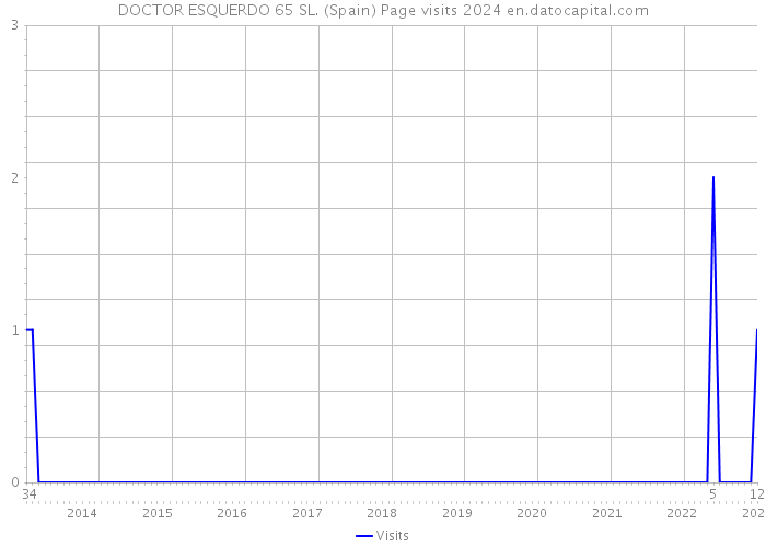 DOCTOR ESQUERDO 65 SL. (Spain) Page visits 2024 