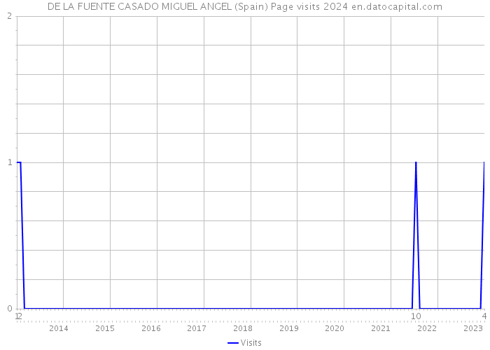 DE LA FUENTE CASADO MIGUEL ANGEL (Spain) Page visits 2024 