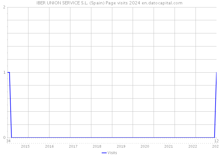 IBER UNION SERVICE S.L. (Spain) Page visits 2024 