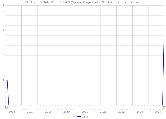 NUÑEZ FERNANDO ESTEBAN (Spain) Page visits 2024 