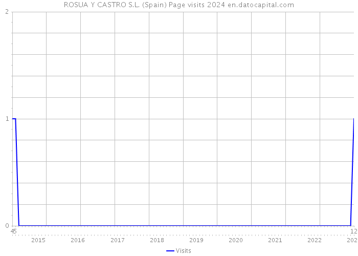 ROSUA Y CASTRO S.L. (Spain) Page visits 2024 