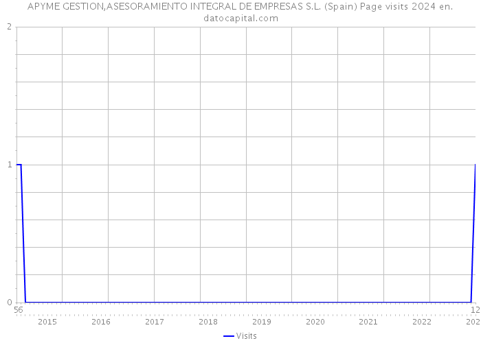 APYME GESTION,ASESORAMIENTO INTEGRAL DE EMPRESAS S.L. (Spain) Page visits 2024 