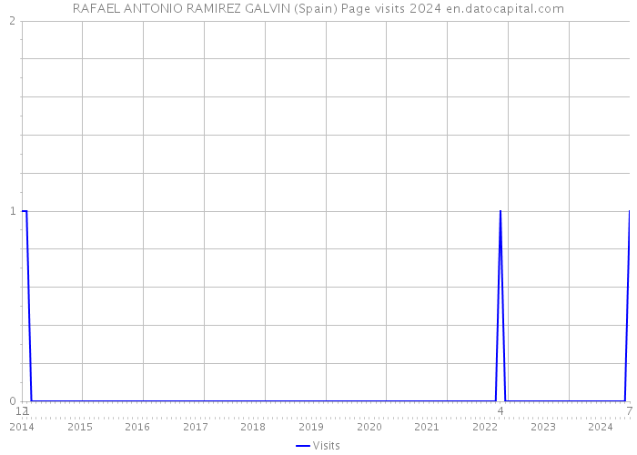 RAFAEL ANTONIO RAMIREZ GALVIN (Spain) Page visits 2024 