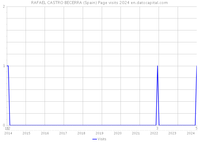 RAFAEL CASTRO BECERRA (Spain) Page visits 2024 