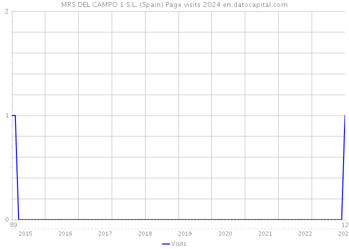 MRS DEL CAMPO 1 S.L. (Spain) Page visits 2024 