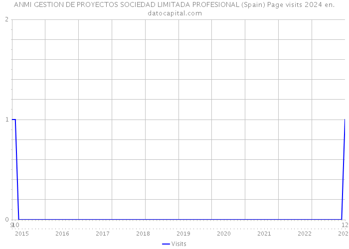 ANMI GESTION DE PROYECTOS SOCIEDAD LIMITADA PROFESIONAL (Spain) Page visits 2024 