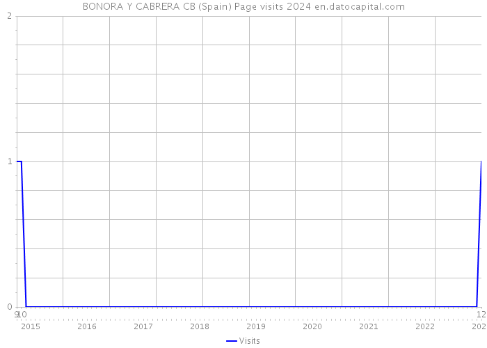 BONORA Y CABRERA CB (Spain) Page visits 2024 