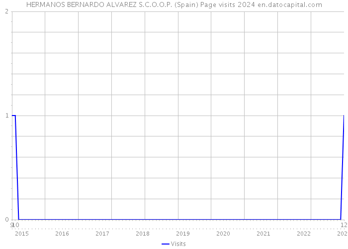 HERMANOS BERNARDO ALVAREZ S.C.O.O.P. (Spain) Page visits 2024 