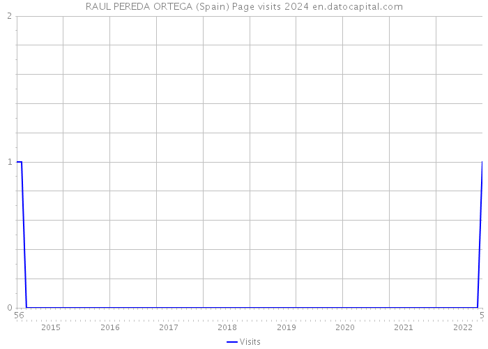 RAUL PEREDA ORTEGA (Spain) Page visits 2024 