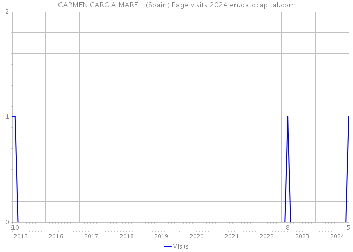 CARMEN GARCIA MARFIL (Spain) Page visits 2024 