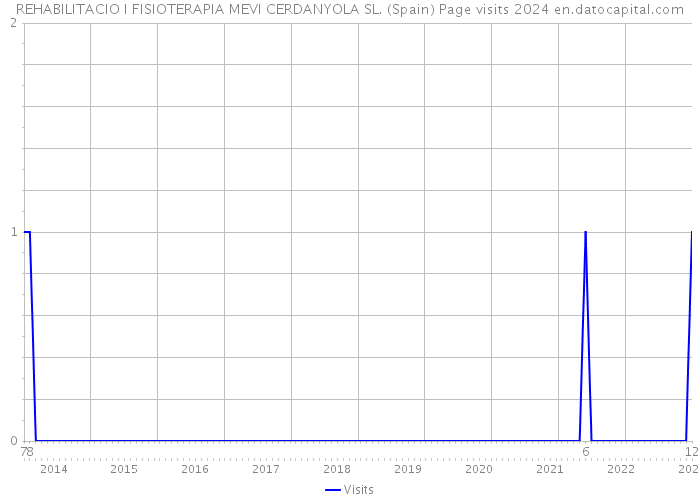 REHABILITACIO I FISIOTERAPIA MEVI CERDANYOLA SL. (Spain) Page visits 2024 