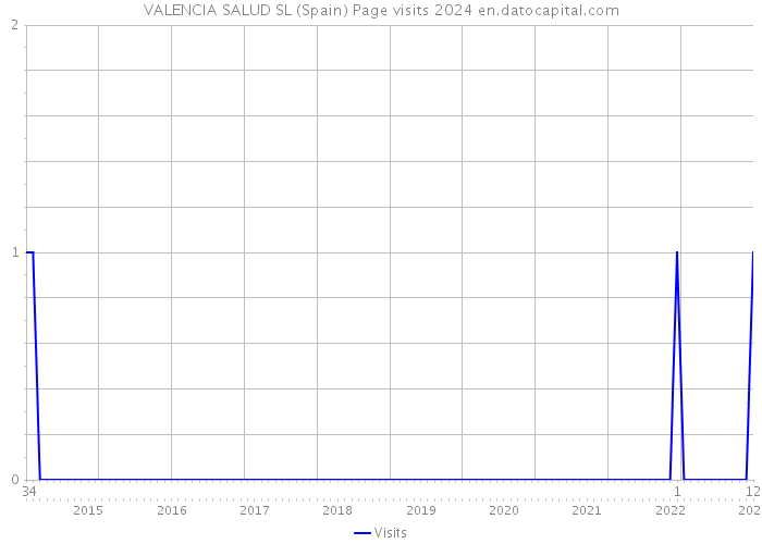 VALENCIA SALUD SL (Spain) Page visits 2024 