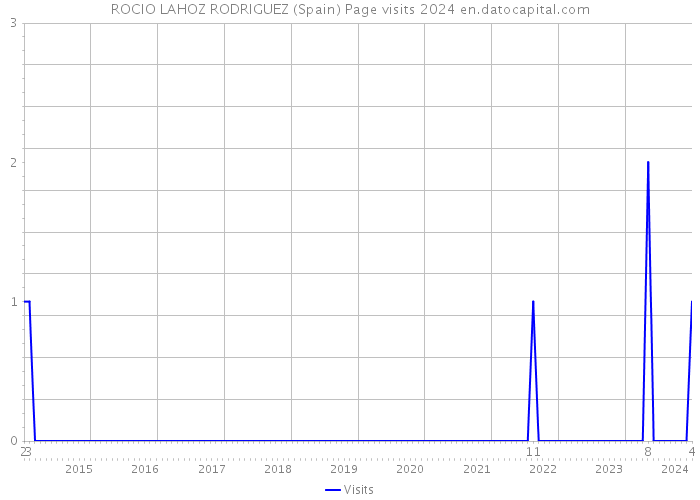 ROCIO LAHOZ RODRIGUEZ (Spain) Page visits 2024 