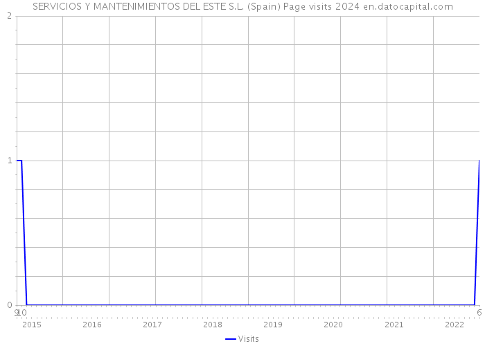 SERVICIOS Y MANTENIMIENTOS DEL ESTE S.L. (Spain) Page visits 2024 