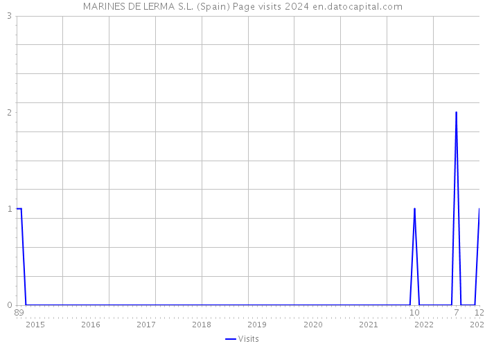 MARINES DE LERMA S.L. (Spain) Page visits 2024 