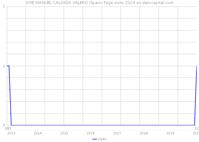 JOSE MANUEL CALZADA VALERO (Spain) Page visits 2024 