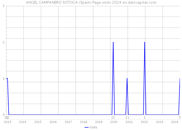 ANGEL CAMPANERO SOTOCA (Spain) Page visits 2024 