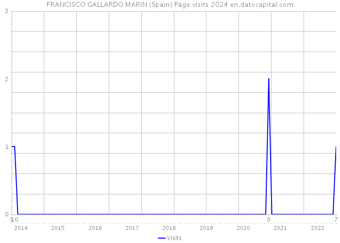 FRANCISCO GALLARDO MARIN (Spain) Page visits 2024 