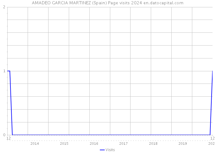 AMADEO GARCIA MARTINEZ (Spain) Page visits 2024 