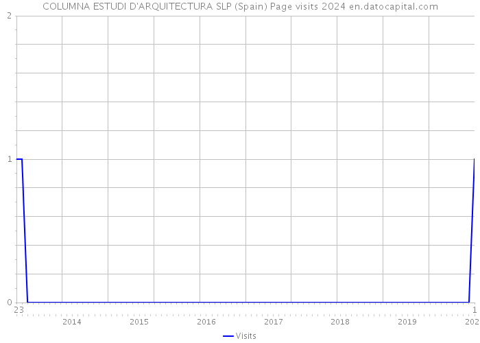 COLUMNA ESTUDI D'ARQUITECTURA SLP (Spain) Page visits 2024 