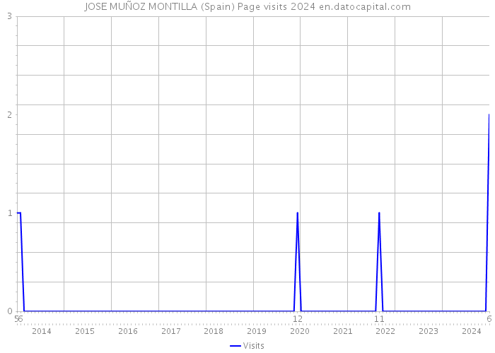 JOSE MUÑOZ MONTILLA (Spain) Page visits 2024 