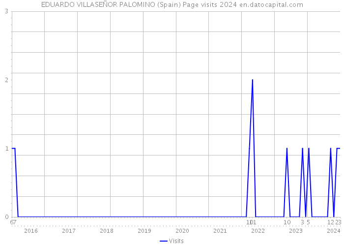EDUARDO VILLASEÑOR PALOMINO (Spain) Page visits 2024 