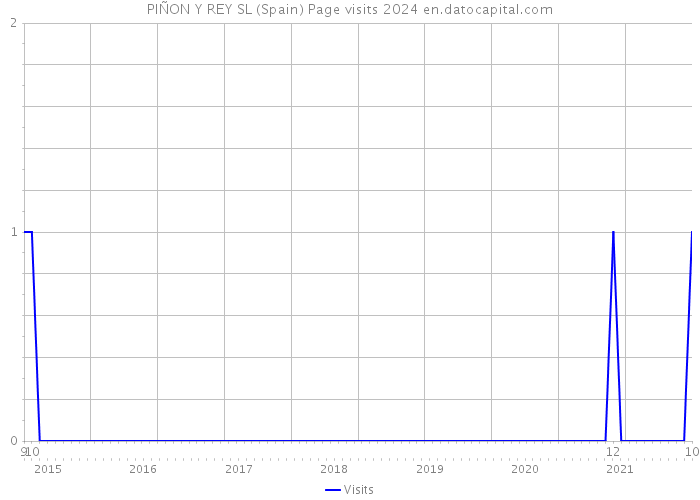 PIÑON Y REY SL (Spain) Page visits 2024 