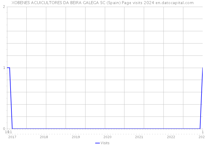 XOBENES ACUICULTORES DA BEIRA GALEGA SC (Spain) Page visits 2024 