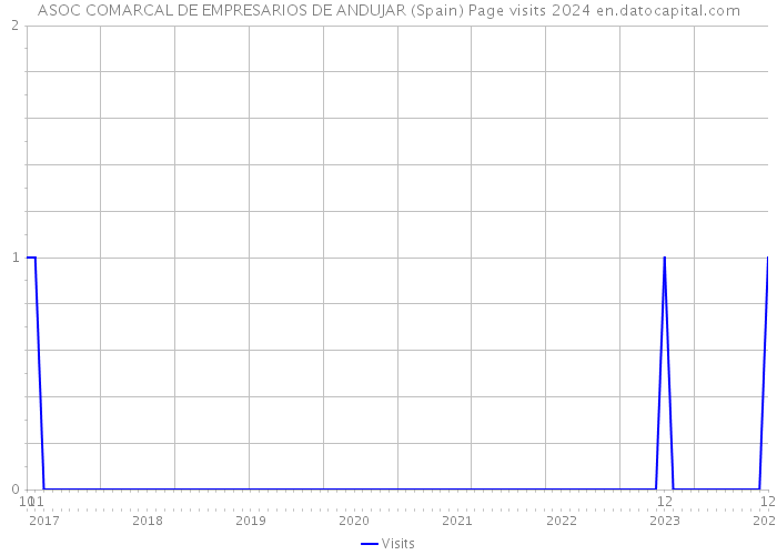 ASOC COMARCAL DE EMPRESARIOS DE ANDUJAR (Spain) Page visits 2024 