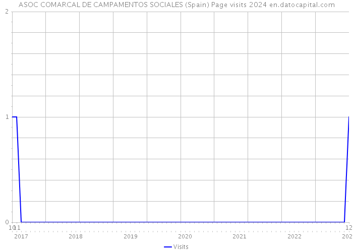 ASOC COMARCAL DE CAMPAMENTOS SOCIALES (Spain) Page visits 2024 