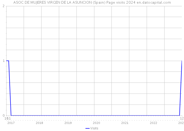 ASOC DE MUJERES VIRGEN DE LA ASUNCION (Spain) Page visits 2024 